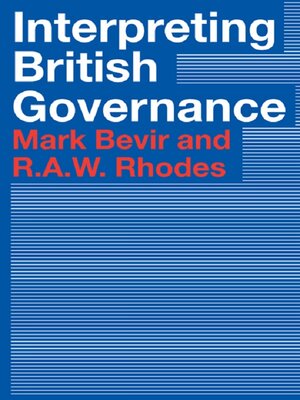 cover image of Interpreting British Governance